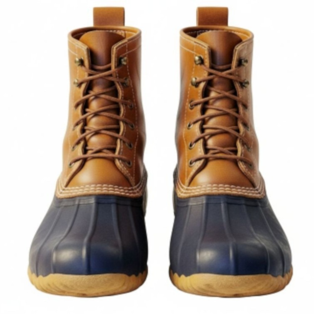 Esprit Brown and Blue Lace-Up Boots